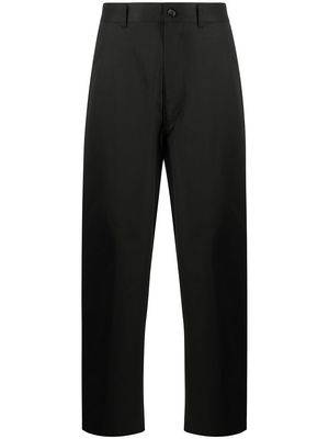 Comme Des Garçons Homme straight-leg cotton trousers - Black