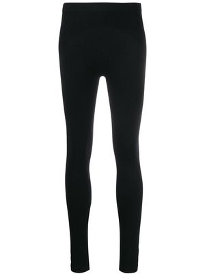 Balenciaga sporty perforated leggings - Black