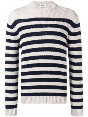 Acne Studios Breton striped sweater - Blue