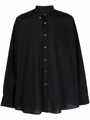 Our Legacy button-down cotton shirt - Black