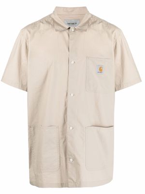 Carhartt WIP logo-patch shirt - Neutrals