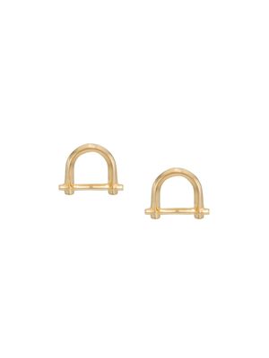 THIRD CROWN Arc stud earrings - Gold