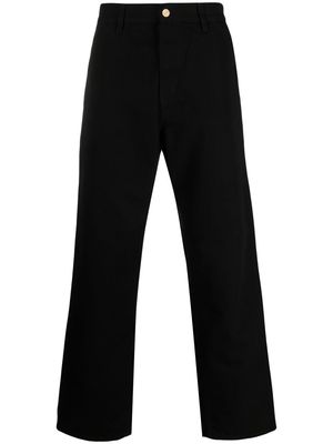 Carhartt WIP rear logo patch jeans - Black