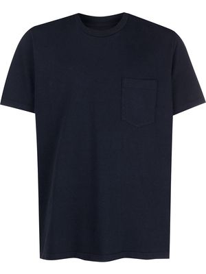 Les Tien chest pocket cotton T-shirt - Blue