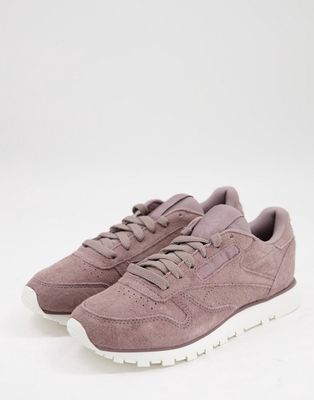 Reebok Classics leathers sneakers in sandy taupe-Brown