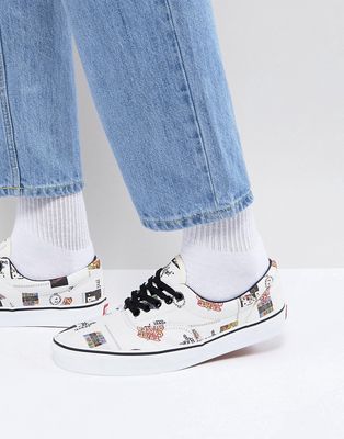 Vans Era X A Tribe Called Quest Sneakers In White VA38FRQ6Y