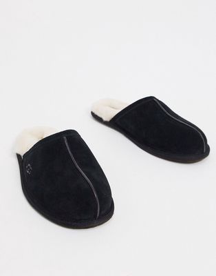 UGG Scuff slippers in black suede