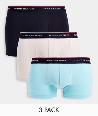 Tommy Hilfiger 3 pack cotton stretch trunks-Multi