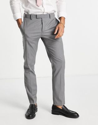 River Island skinny suit pants in gray