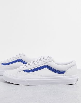 Vans Style 36 Leather Pop sneakers in white