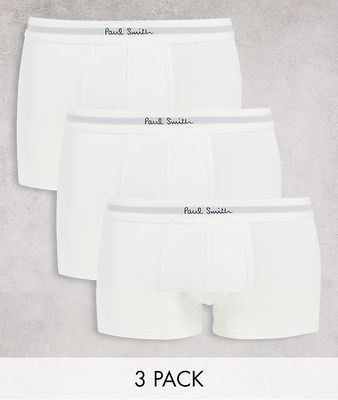 Paul Smith 3 pack trunks in white