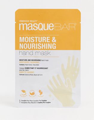MasqueBAR Moisture & Nourishing Hand Mask-Clear