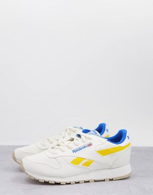 Reebok Classic Leather Grow sneakers in chalk-White
