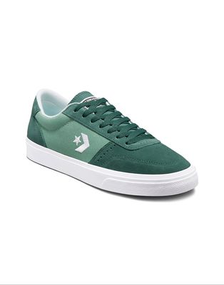 Converse Boulevard Ox suede-mix sneakers in cool sage-Green