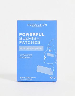 Revolution Skincare Powerful Salicylic Acid Blemish Patches-No color
