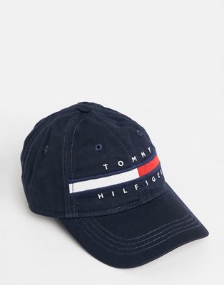 Tommy Hilfiger tino logo baseball cap in navy