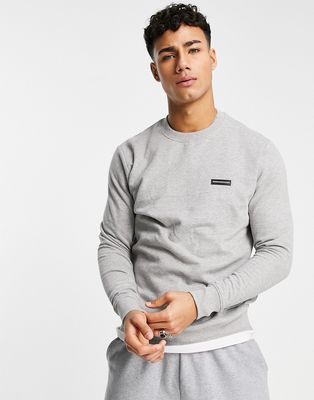 Good For Nothing essential sweatshirt in gray heather
