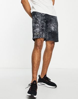 Under Armour Training Rival shorts in black palm print