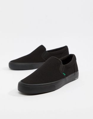 Bershka Slip On Sneaker in Black