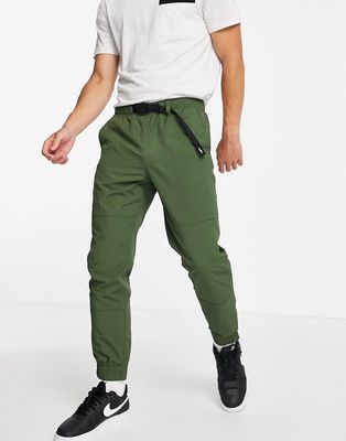 Polo Ralph Lauren tab waist nylon climbing sweatpants in green