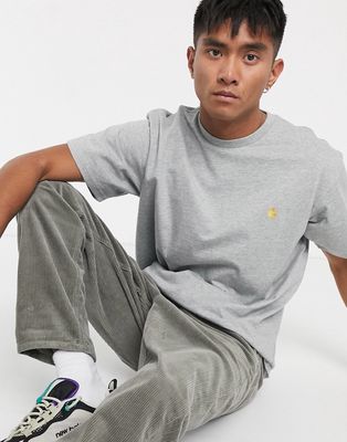 Carhartt WIP Chase t-shirt in grey-Gray