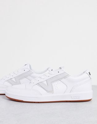 Vans Lowland sneakers in all white