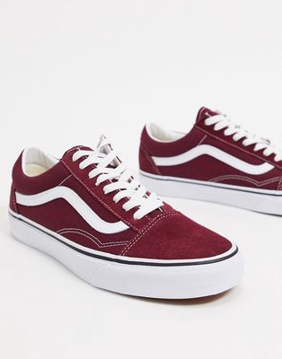 Vans Old Skool sneakers in burgundy-Red