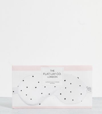The Flat Lay Co. X ASOS Exclusive Oversized Eyemask - Silky Dots-Multi