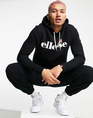 ellesse Gottero hoodie with classic logo in black