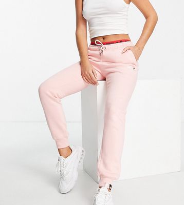 ellesse sweatpants with logo in pink