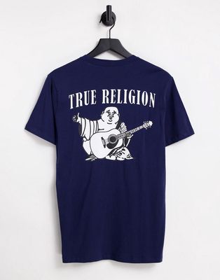 True Religion buddha t-shirt-Black
