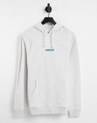 Parlez Ladsun embroidered hoodie in gray
