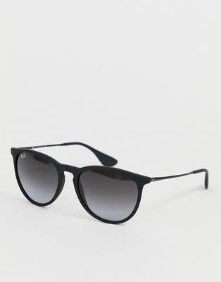 Ray-Ban Erika Keyhole sunglasses in black rb4171 622/8g
