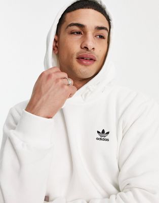 adidas Originals essentials hoodie in white