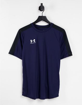 Under Armour Football Challenger training T-shirt in navy
