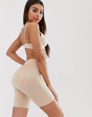 Spanx Suit Your Fancy Butt Enhancer shaping shorts in natural glam-Neutral