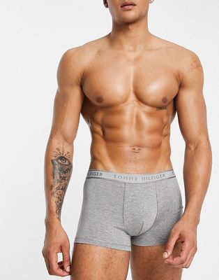 Tommy Hilfiger cotton stretch trunks in gray