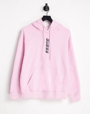 Guess logo hoodie in pink - part of a set