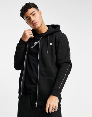 Good For Nothing Adonis black zip through hoodie - part of a set