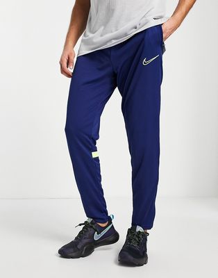 Nike Soccer Dri-FIT Academy21 polyknit pants in dark blue