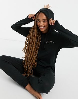 Brave Soul nap queen All-In-One-Black
