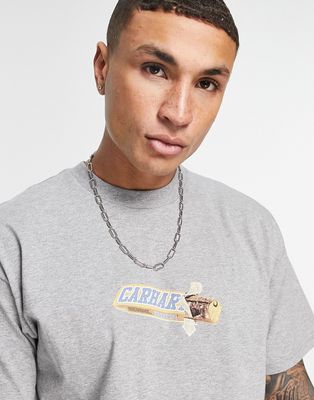 Carhartt WIP chocolate bar t-shirt in gray