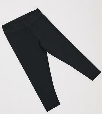 ASOS 4505 Curve high waist contour legging-Black