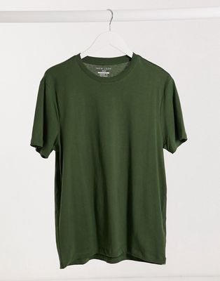 New Look crew neck t-shirt in green