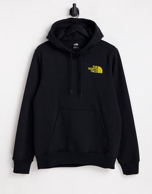 The North Face Graphic hoodie in black