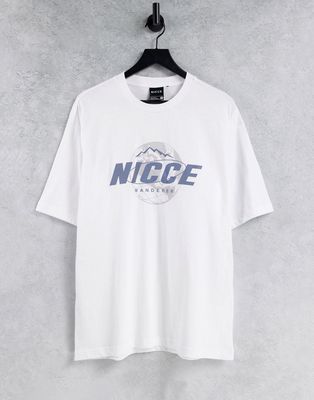 Nicce global t-shirt in white
