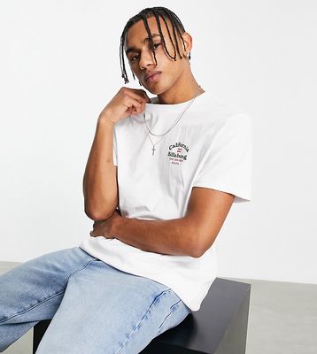Billabong Cuffy back print t-shirt in white Exclusive at ASOS