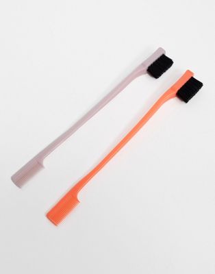 Kitsch Dual Edge & Brush Comb-No color