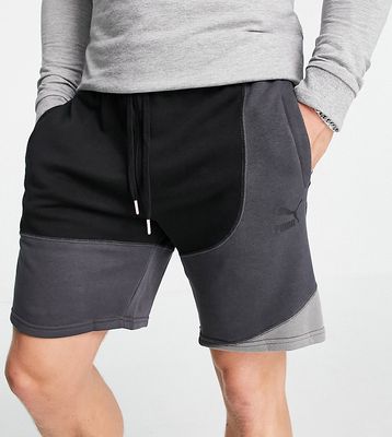Puma Convey logo shorts in multi black exclusive to ASOS