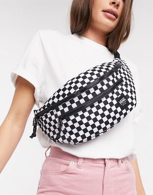 Vans Ranger fanny pack in checkerboard-Black